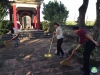 Trường THCS Chu Mạnh Trinh chăm sóc, dâng hương Lăng mộ cụ Chu Mạnh Trinh